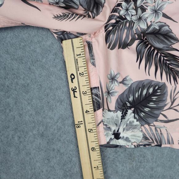 NWT U.S. Apparel Mens XL Bella Fleur Pink Floral Print Swim Shorts - Picture 6 of 13
